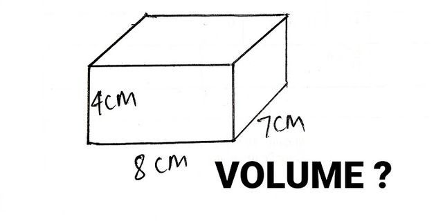 Hitunglah volume balok yang memiliki panjang 10 cm lebar 4 cm, dan tinggi 7 cm