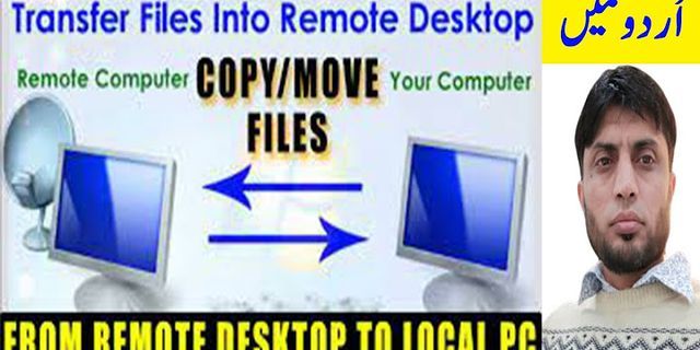 How to copy file in Remote Desktop