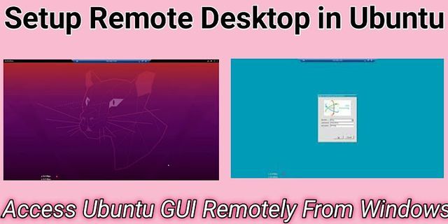 How to open Remote Desktop