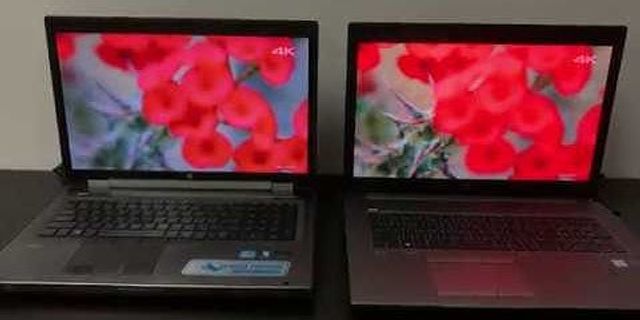HP+ laptop 4K display