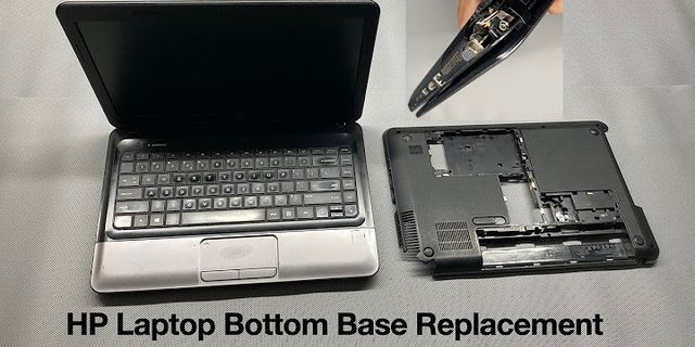 HP laptop plastic body replacement