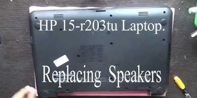HP laptop speakers sound distorted