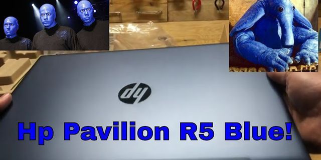 HP Pavilion Blue Laptop