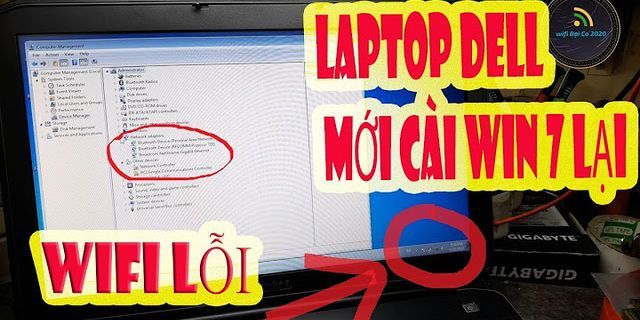 Hướng dẫn cài driver wifi cho laptop dell