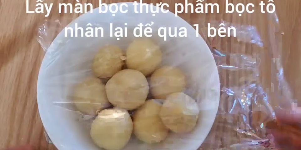 Hướng dẫn làm bánh trung thu hiện đại