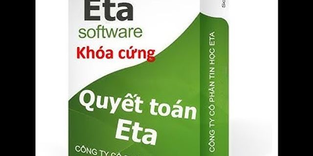 Hướng dẫn sử dụng phần mềm eta