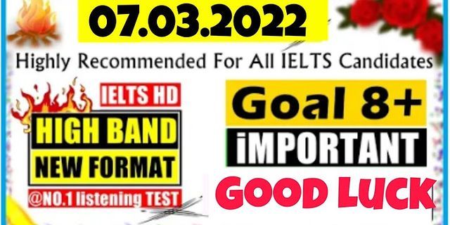IELTS listening Recent Actual test with answers practice test 07