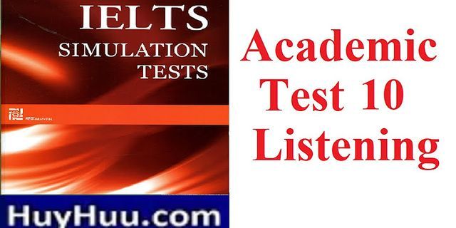 IELTS Simulation Test 10 Listening answers