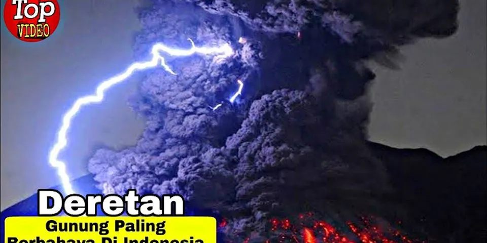 Indonesia adalah negara yang memiliki deretan gunung api terpanjang di dunia