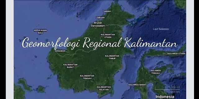 Indonesia terbagi menjadi beberapa kawasan geologis yang termasuk wilayah Paparan Sunda adalah