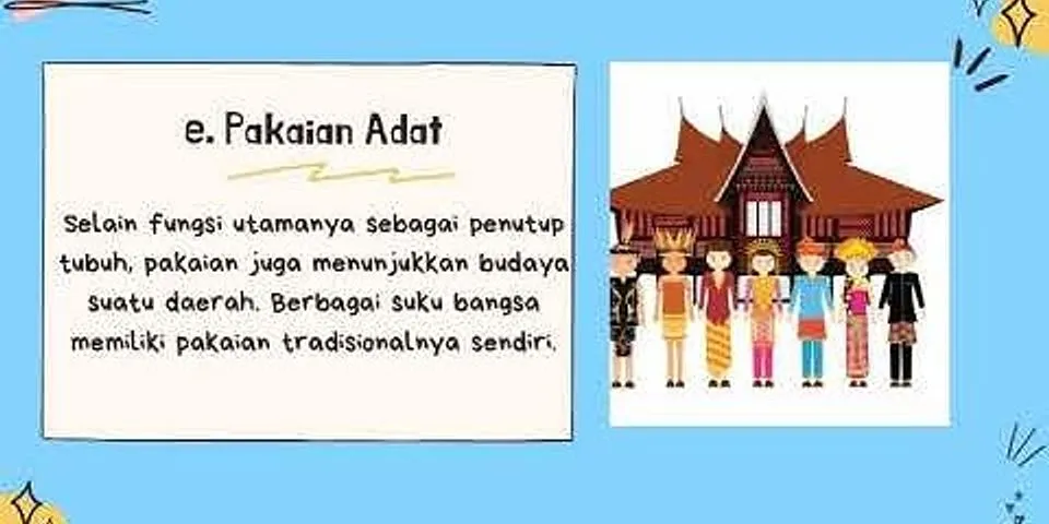 Indonesia terdiri atas beragam suku bangsa yang menggunakan bahasa daerah