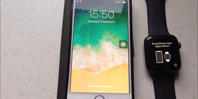 IPhone 6 có kết nối với Apple Watch được không