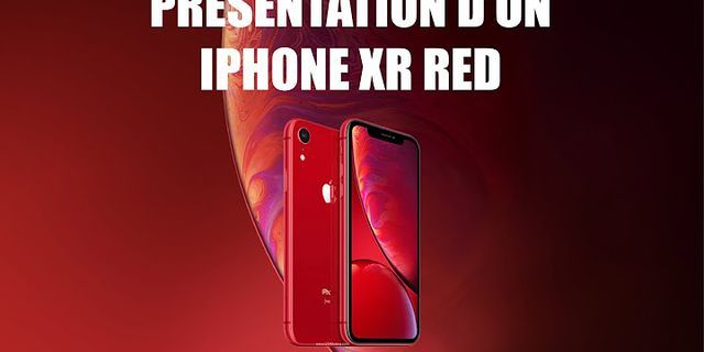 Iphone xr product red là gì