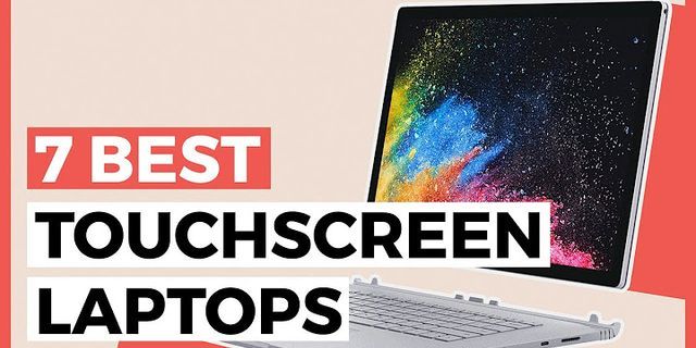 Is there such a thing as a touchscreen laptop?