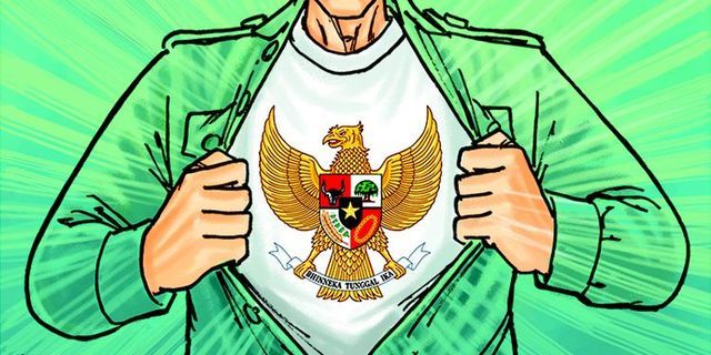 Sikap dan perilaku warga negara yang dijiwai kecintaannya terhadap negara kesatuan republik indonesi