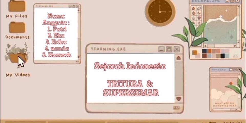 Jelaskan apa yang dimaksud dengan Tritura dan Supersemar?