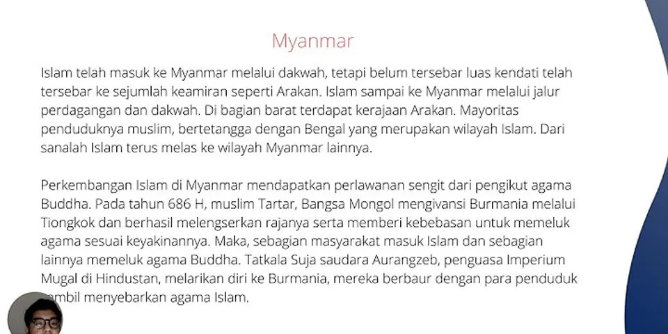 Jelaskan awal masuknya Islam di kawasan Asia Tenggara