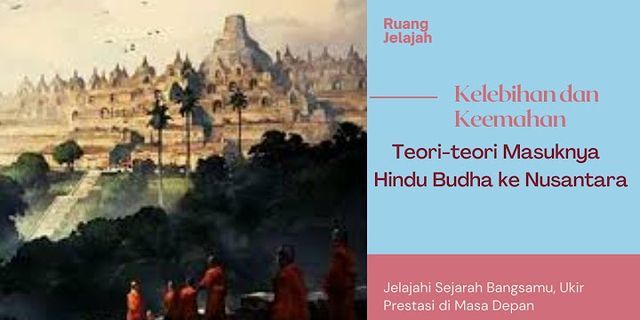 Jelaskan bukti dari masuknya agama hindu budha ke indonesia