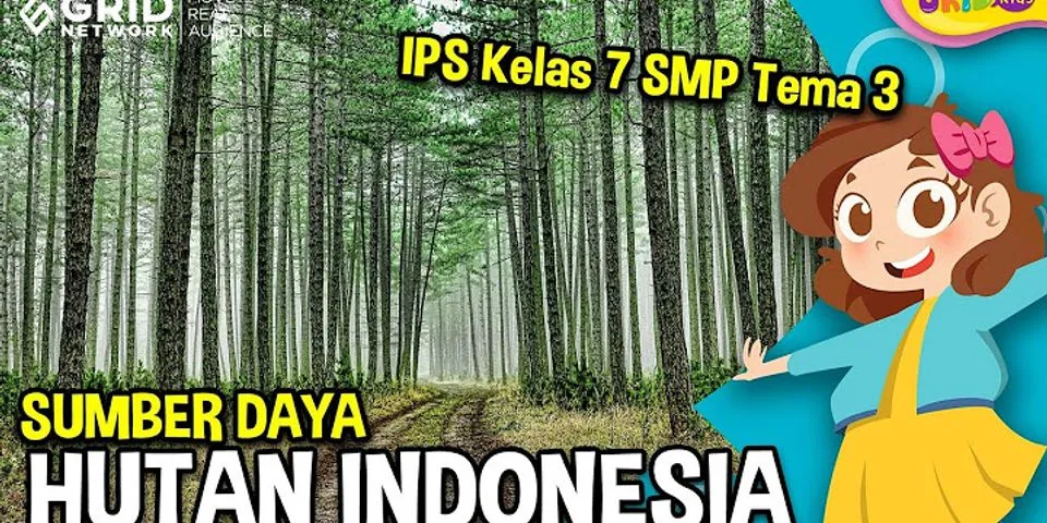 Jelaskan mengapa Indonesia memiliki potensi sumber daya hutan yang cukup tinggi