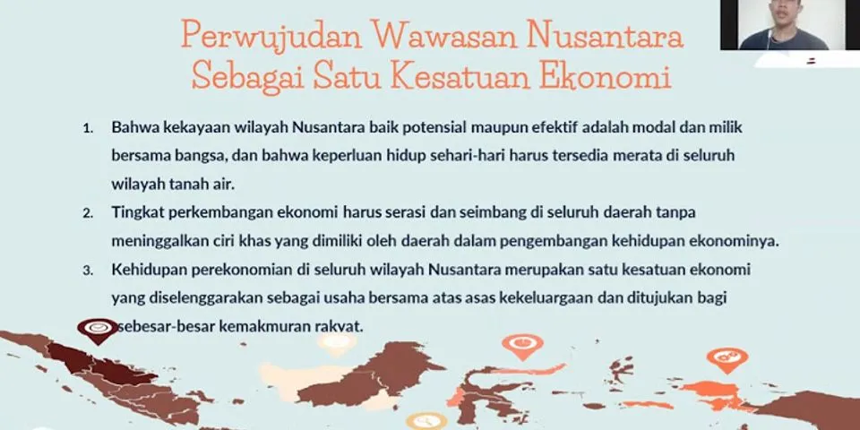 Jelaskan pengertian Wawasan Nusantara sebagai satu KESATUAN politik