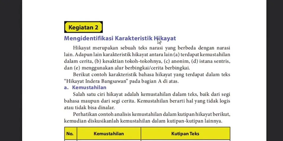 Jelaskan penokohan yang terdapat dalam penggalan cerita tersebut