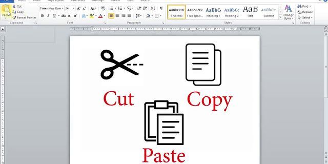 jelaskan perbedaan perintah cut dan paste dengan copy dan paste