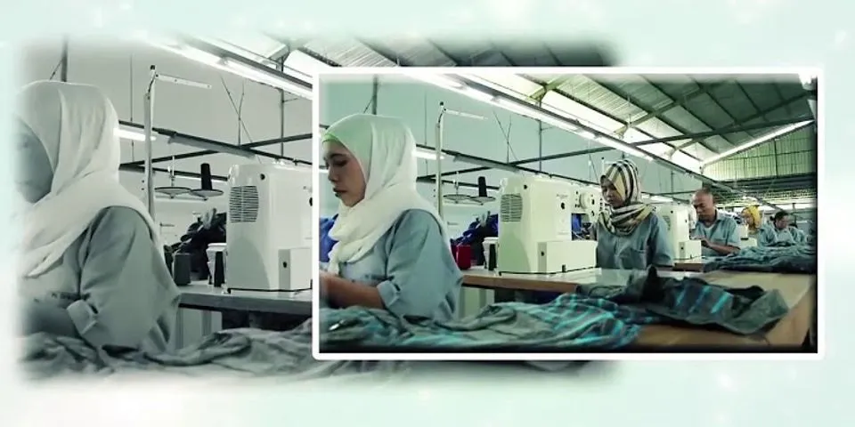 Jelaskan tahapan proses pembuatan pakaian di industri garmen