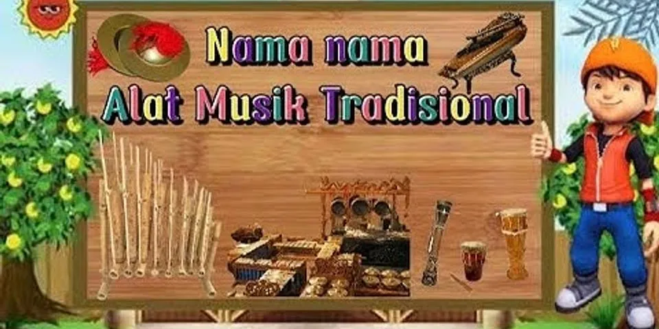 Jenis alat musik tradisional yang digunakan dalam kesenian serakalan yaitu