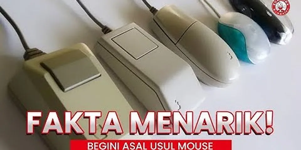 Jenis mouse yang digunakan melalui jangkauan sensor adalah