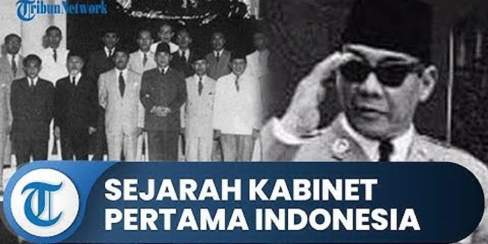 Kabinet yang dibentuk dengan Soekarno sebagai presiden disebut dengan kabinet