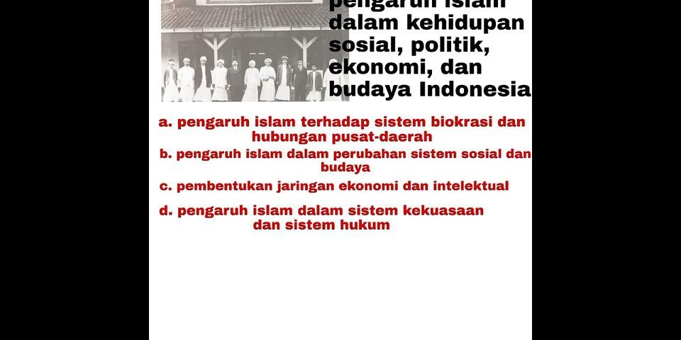 Kapan wilayah Indonesia yang pertama kali mendapat pengaruh Islam adalah?