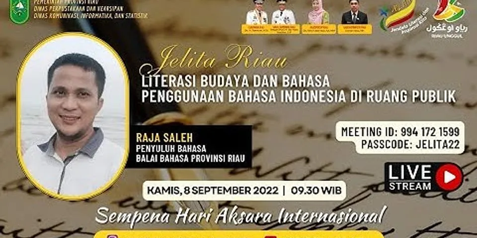 Karya tulis ilmiah tentang penggunaan bahasa Indonesia di ruang publik