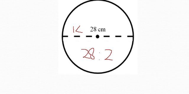 Keliling lingkaran 88 cm berapakah diameternya?