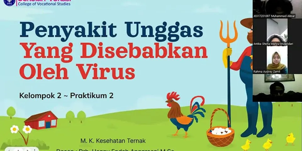 Kelompok penyakit berikut yang disebabkan oleh virus adalah