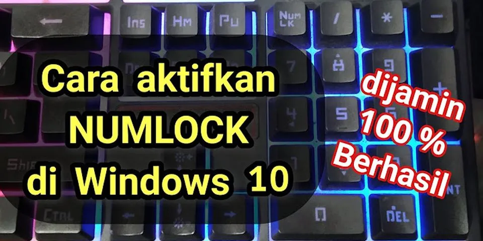 Kenapa caps lock tidak berfungsi windows 10