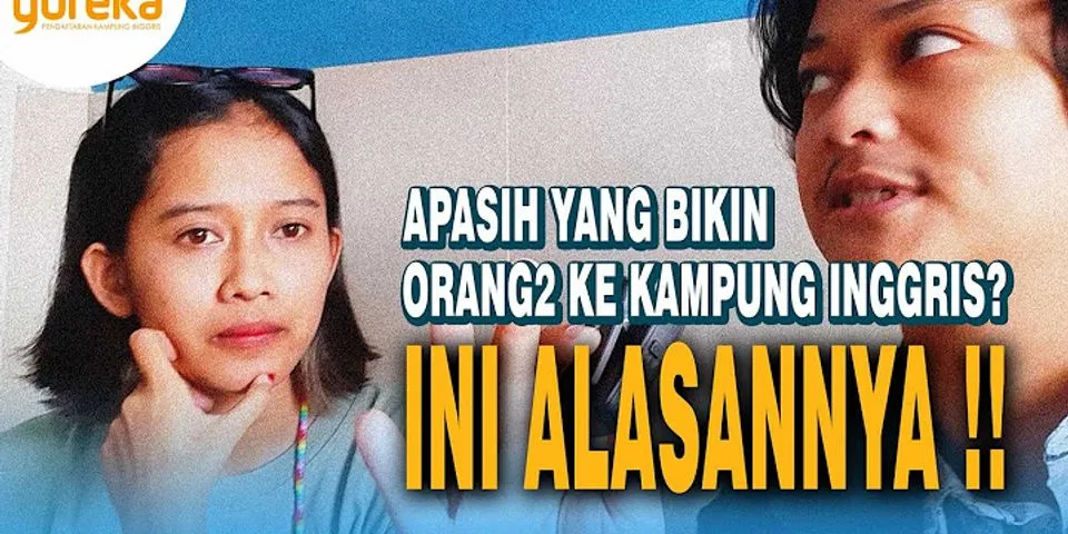 Kenapa pare disebut kampung inggris