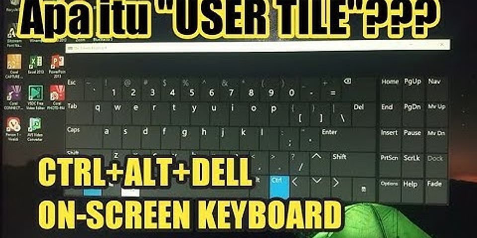 Kenapa tombol keyboard ctrl tidak berfungsi