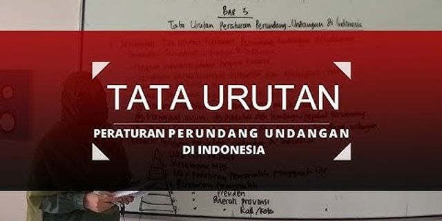 Ketetapan mpr yang mengatur tentang tata urutan perundang-undangan indonesia adalah