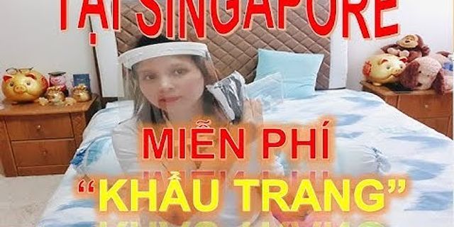 Khẩu trang có van thở mua ở đâu singapore