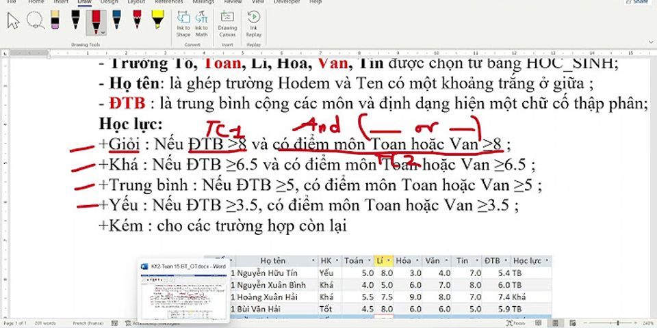 Khi đang ở chế độ thiết kế mẫu hỏi ta có thể thực hiện mẫu hỏi để xem kết quả bằng cách