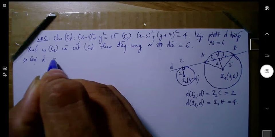 Khoảng cách từ điểm M(1;-1) đến đường thẳng 3x-4y-17 0