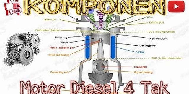 Komponen pada motor diesel yang berfungsi mengatur kecepatan dan meratakan putaran motor adalah