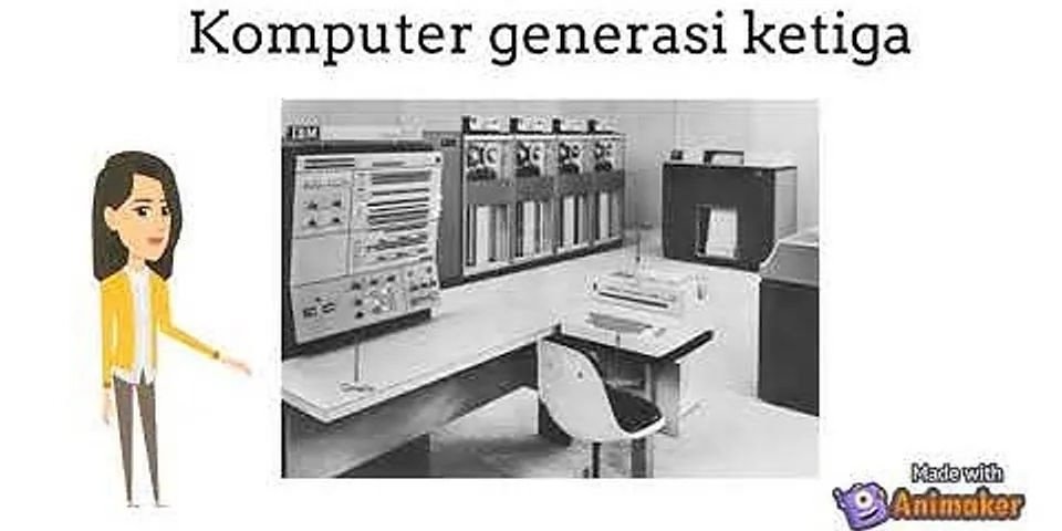 Komputer yang masih menggunakan bahasa mesin adalah komputer generasi