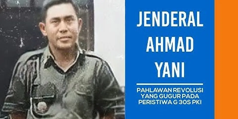 Korban keganasan PKI yang gugur di Yogyakarta pada tahun 1965 adalah