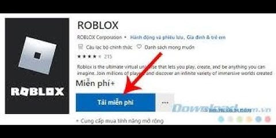 Làm sao để tải roblox