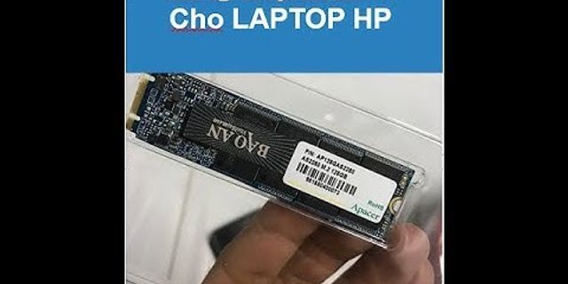 Lắp SSD M2 cho Laptop Dell