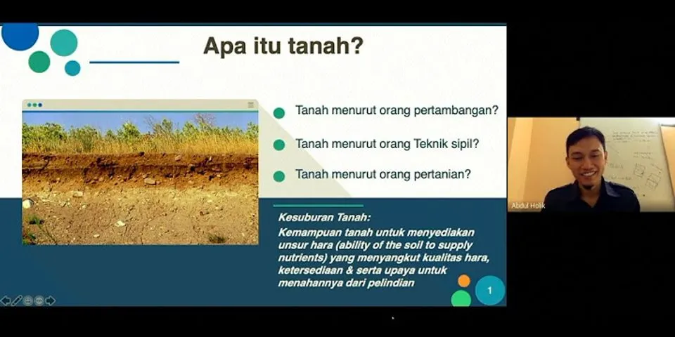 Lapisan tanah yang sering juga disebut lapisan subsoil adalah