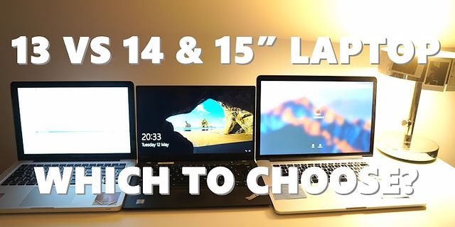Laptop 13 inch vs 15