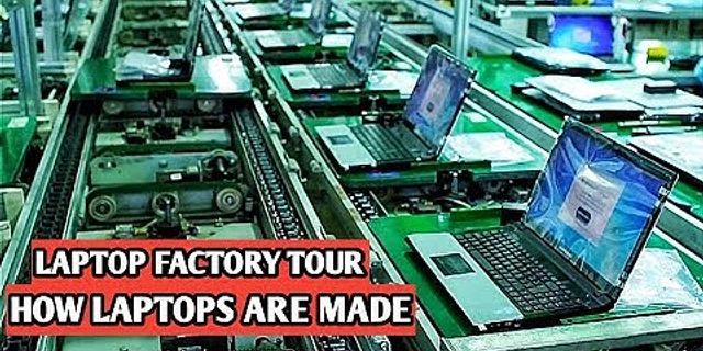 Laptop assembly process