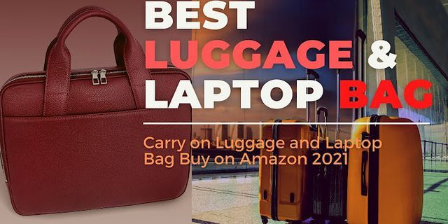 Laptop bag carry on luggage